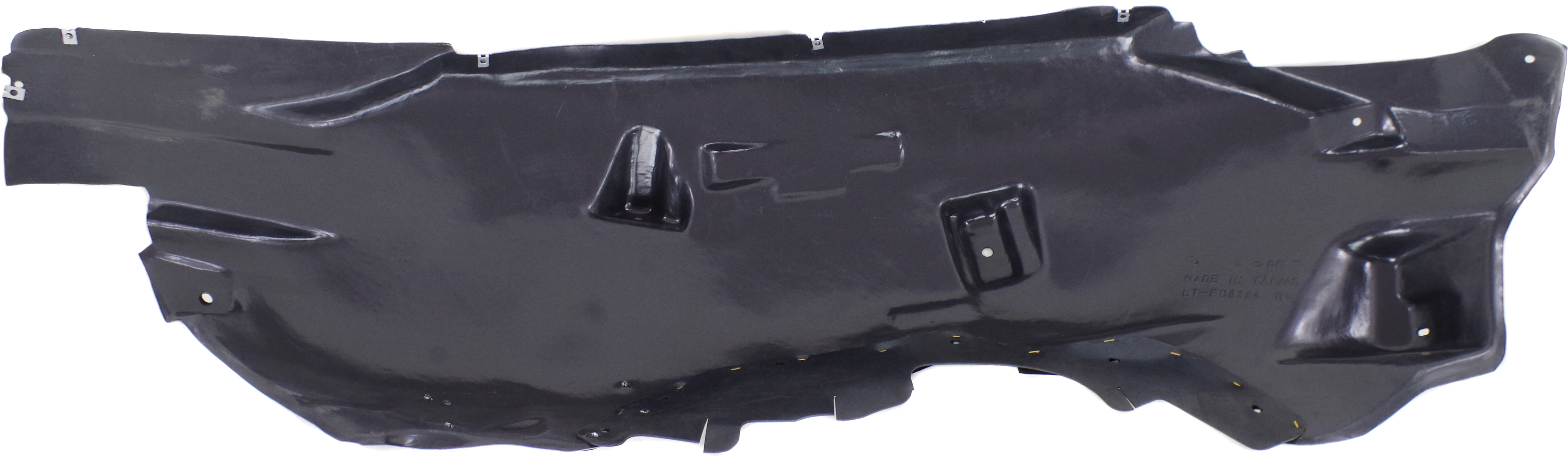 Front Fender Liners Set For 2004-2007 Mitsubishi Lancer - Left & Right Pair, Direct Fit Replacement