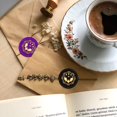 thumbnail image 4 of 1PC Brass Sealing Wax Seal Stamp Removable Wood Handle Bat Moon Star 30mm for Envelopes, 4 of 8