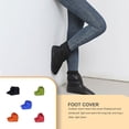 thumbnail image 2 of Minnieouse 2 piezas botines calcetines tienda de campaña zapatillas botas cubiertas ligero transpirable reutilizable abajo calzado mulas acogedor Accesorios de calzado Azul L, 2 of 6