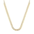 thumbnail image 1 of Cadena Barbada Diamantada Casa del Anillo Oro Sólido 14K Amarillo 60 cm 2.5 mm, 1 of 5