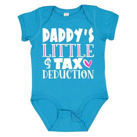 

Inktastic Daddy s Little Tax Deduction Pink Hearts Gift Baby Boy or Baby Girl Bodysuit