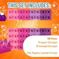 thumbnail image 4 of Strictly Briks Toy Large Building Blocks For Kids and Toddlers, Big Bricks Set For Ages 3 and Up, 100% Compatible with All Major Brands, Pink, Magenta, Lavender and Purple, 108 Pieces, 4 of 7
