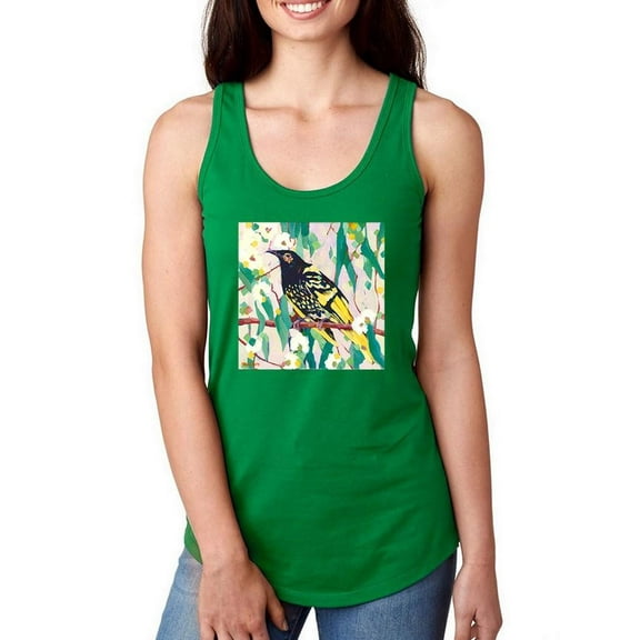 Artshine Regent Honeyeater Racerback Tank Women -Mellissa Read Devine Designs, Female Medium
