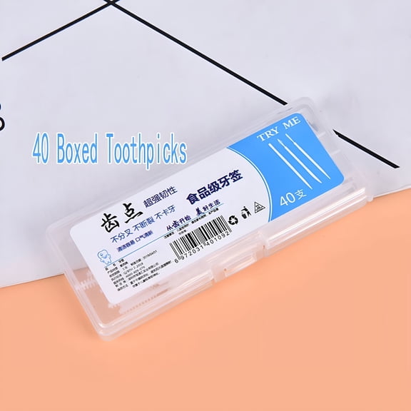 LAMIRO 40Pcs/box Dental Floss Flosser Picks Teeth Toothpick Stick Tooth Hygienic Oral Care