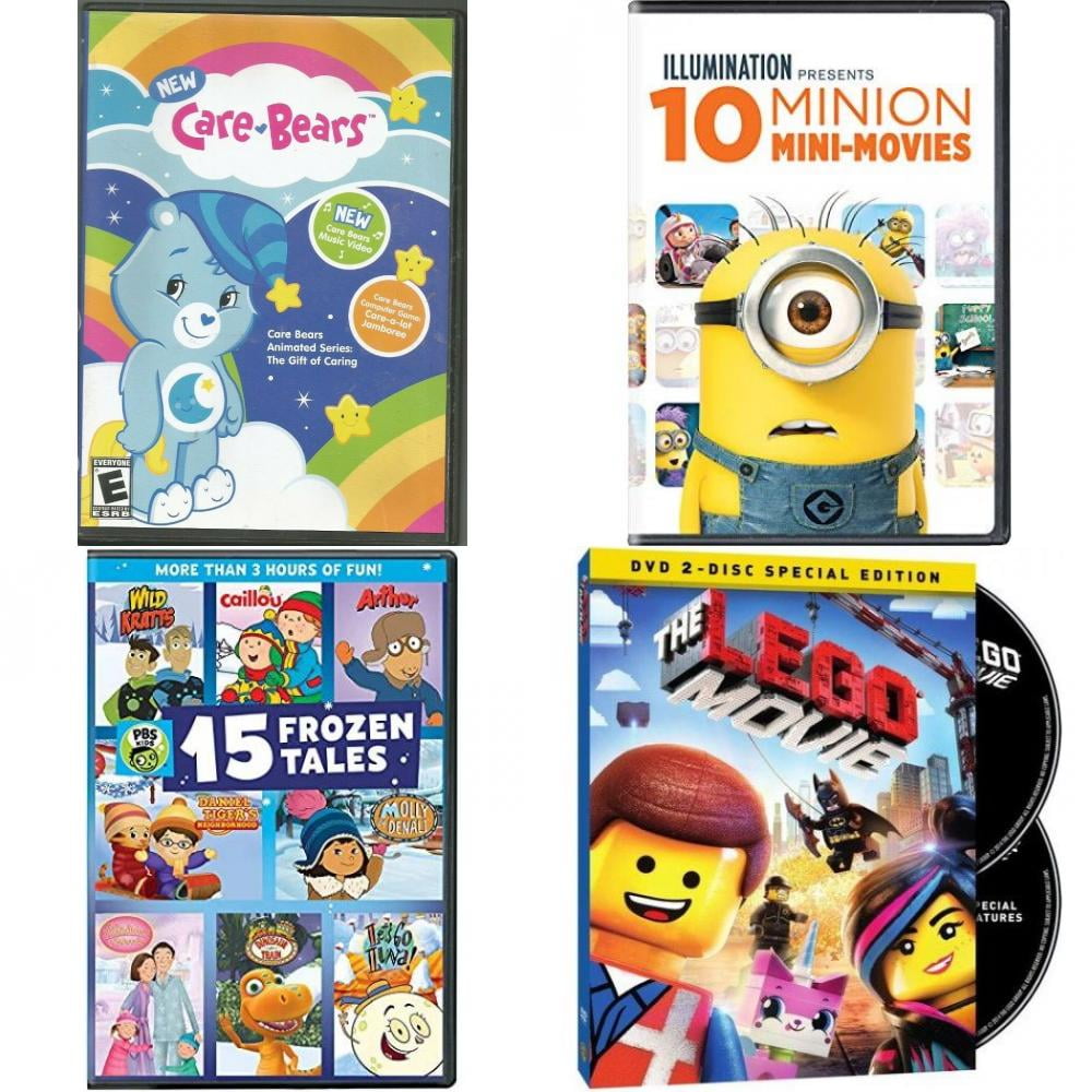 Children's 4 Pack DVD Bundle: Care Bears: The Gift of Caring