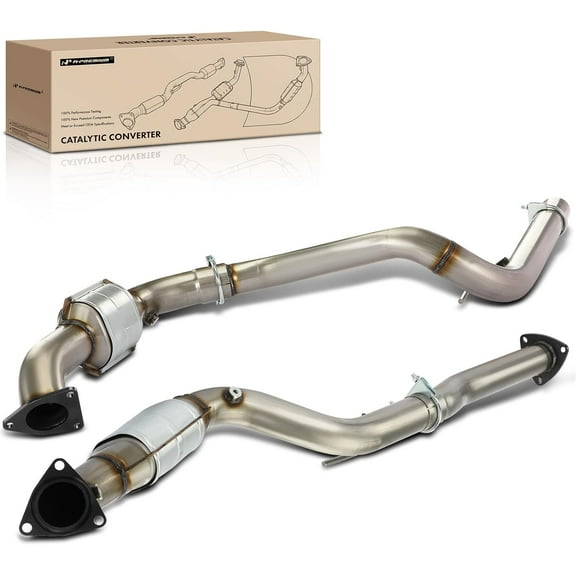 A-Premium Left and Right 2-PC Catalytic Converter Kit Direct-Fit Compatible with Chevrolet Express 2500, Express 3500 & GMC Savana 2500, Savana 3500, 2006-2009, 4.8L 6.0L, EPA Compliant