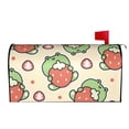 thumbnail image 3 of Fotbe Frog Hold Strawberry Mailbox Covers Post Letter Box Cover Garden Decor Standard Size-25.5x21 in, 3 of 9