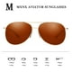 thumbnail image 4 of Gafas de sol mxnx Aviator MX208 polarizadas UV400 dorado/marrón, 4 of 7