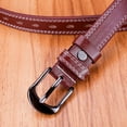 thumbnail image 5 of Helii Women Thin Skinny Leather Belt Narrow Waistband with Rectangle Buckle for Jeans Dresses, 5 of 5