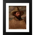 thumbnail image 2 of Tomasz Tyrowicz 11x14 Black Modern Framed Museum Art Print Titled - Self-Portrait (1849), 2 of 5