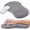 Kg003-silver Gray Light Purple, variant on Ergonomic Mouse Pad Wrist Support with Memory Foam Massage Bulge, Carpal Tunnel Pain Relief Mousepad Wrist Rest for Mouse(12x8 inch, I Am Fine)