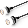 thumbnail image 3 of Motorcycle LED Turn Signal Lights, Small, Micro, Mini, for Cafe Racers, Scramblers, Sport Bikes, Fits Frame Tubes, 3 of 5