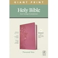 thumbnail image 1 of NLT Personal Size Giant Print Bible/Filament Enabled-Peony Pink LeatherLike, 1 of 1