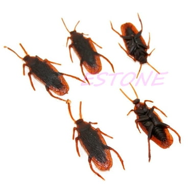 Bottone for POP FAKE COCKROACH PRANK FUN JOKE TRICK KIDS BUG BEST GIFT PLASTIC TO