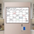 thumbnail image 2 of Calendario para nevera Calendario magnético de borrado en seco Calendario de pizarra para planificadores de refrigeradores 16,9 pulgadas x 11,8 pulgadas, 2 of 5