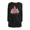 thumbnail image 4 of Fheaev Ugly Christmas Sweaters For Women Graphic Printed Oversized Winter Holiday Pullovers Loose Plus Size Warm Long Sleeves Blouse Top Round Neck Casual S Funny Christmas Tops With Pockets, 4 of 4