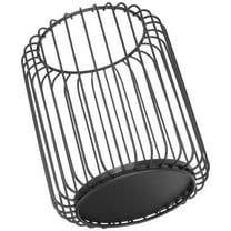HAKIDZEL Candle Holders for Jar Candles Black Metal 1Set 6.3x5.1in