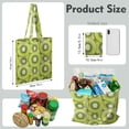 thumbnail image 2 of Cute Kiwi Fruit Print Reusable Shopping Tote Bag - Foldable, Washable & Durable Eco-Friendly Grocery Bag with Large Capacity (16x15), Perfect for Kiwi Lovers & Tropical Aesthetic, 2 of 5