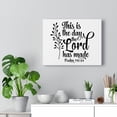 thumbnail image 5 of Scripture Walls Psalm 118:24 The Day The Lord Has Made Bible Verse Canvas Christian Wall Art Ready to Hang Unframed, 5 of 12
