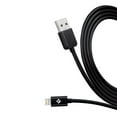 thumbnail image 1 of Tech Solutions Charge + Sync 5 FT. Lighting to USB Cable Black, 1 of 1