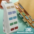 thumbnail image 3 of 420 Pcs Onglets d'Index Adhésifs 3 Tailles 6 Couleurs Étiquettes de Drapeau de Fichiers Réutilisables et Inscriptibles pour Livres, 3 of 7