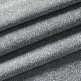 thumbnail image 5 of Dainty Home Little Rock 3D Floral Textured Wave Weaved Lurex Little 3D Rock Designed Fabric Shower Curtain 70W x 72L in Charcoal, 5 of 5