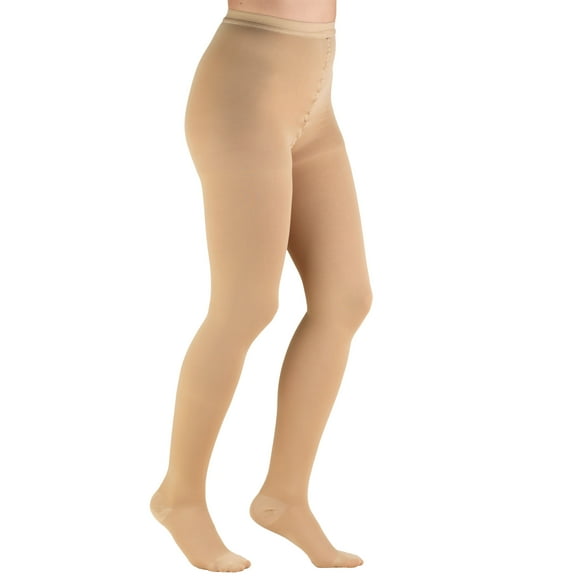 Truform Pantyhose: 20-30 mmHg, Beige, Petite