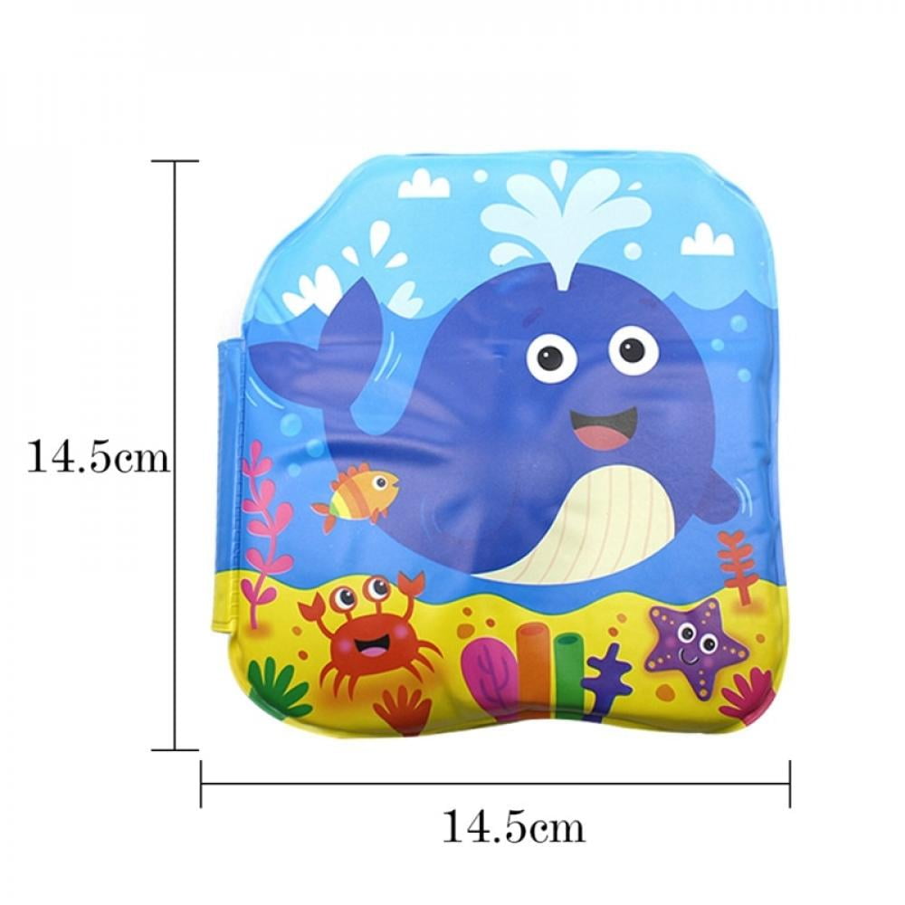 Round Bath Time Books Baby Kids Educational Learn Toys Floating Waterproof 