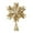 A, variant on Metal Ironwork Hollowed Snowflake Top Star For Christmas Tree Decoration 33x22x5cm Style B