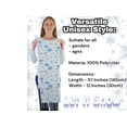 thumbnail image 2 of ToBeInStyle Unisex Pack of 6 Long Fringe Winter Scarves - Snowflake, 2 of 7
