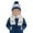 Navy, variant on BRICH Kids Winter Hat Gloves Scarf Set Hat Beanie with Pom Winter Knit Neck Mittens for Boys Toddlers Navy One Size