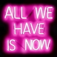 thumbnail image 3 of Carr, Hailey 12x12 Black Modern Framed Museum Art Print Titled - Neon All We Have Is Now PB, 3 of 5