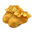 thumbnail image 2 of Liacowi Baby Girls Lace Socks Soft Ruffled Socks for Infant, 2 of 3