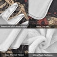 thumbnail image 3 of Yayeee Throw Blanket for Couch Soft Warm 60" x 80" Sofa Chair Bed Decoration, Skeleton with Flowers Pattern, 3 of 7