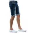 thumbnail image 3 of CULTURA Men's Denim Shorts Fashion Roll Up Slim Fit Modern Stretch Jean Shorts for Men, Double Line Stitch, Tint, 3 of 6