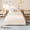 Beige, variant on Twin-XL Size Cloud Design Upholstered Low Profile Platform Bed Frame,Gray