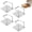 4pcs, variant on Scale Holder for Bathroom Wall, Scale Holder Wall Mount, Universal Bathroom Scal No-Drill Stand Suitable for Wal Cabinets and Household Use