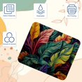 thumbnail image 3 of Tropical Plants Printed Desk Mat Mousepad, Non-Slip Rubber Bottom, 8.3x9.8 Inch, Suitable for Office and Gaming, 3 of 6