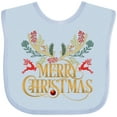 thumbnail image 3 of Inktastic Reindeer Christmas Boys or Girls Baby Bib, 3 of 4
