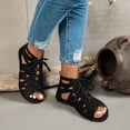 thumbnail image 6 of DIVVce Lace Up Gladiator Sandals For Women Open Toe Comfortable Non Slip Casual Footwear, 6 of 8