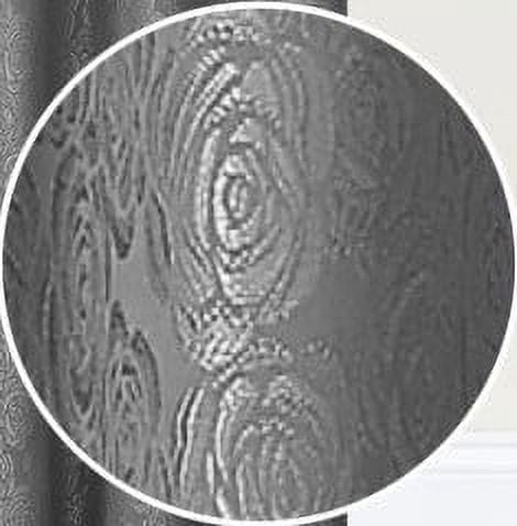 Luxury Home Textile Rustic Gray Damask Light Filtering Kitchen Curtains, 54 x 84 In (2 Panels)