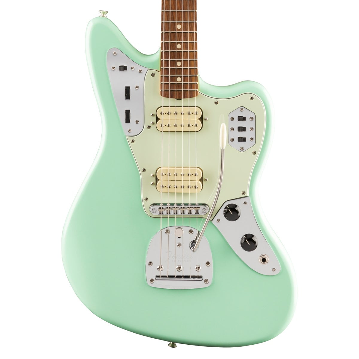 Fender Vintera 's Jaguar Modified HH Electric Guitar Surf Green
