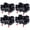 Black + 4 Pack, variant on LuckyNote 5 Gallon Rolling Bucket Dolly with 5 Swivel Casters, Removable Dirt Filter for Car Wash Detailing – 1 Pack