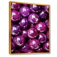 thumbnail image 2 of Designart "Violet Drop Sphere Mosaic" Bowling Floater Framed Wall Art Prints, 2 of 5