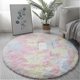 thumbnail image 1 of Circle Round Shaggy Rug Living Room Bedroom Carpet Floor Mat Anti-Skid Floor Soft Solid Large Carpet, 1 of 4