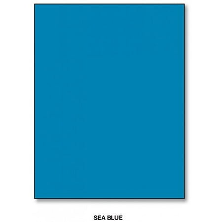 Glittering Gold Paper - Bright Color Paper Regular 24lb - 1 Ream of 500 Papers Per Pack (8.5 x 11, Sea Blue)