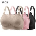 thumbnail image 2 of Ltctricy Women's 3 Pc Push up Bras Comfortable No Underwire Support Lift Plus Size Bralette Full Coverage Everyday Bras, 2 of 6