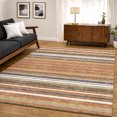 thumbnail image 6 of Addison Rugs Mayfield Premium Machine Washable Transitional Stripes Paprika Rectangle Rug, 8' x 10', 6 of 6