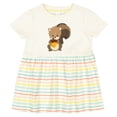 thumbnail image 3 of Inktastic Cute Woodland Animal Squirrel Girls Baby Dress, 3 of 5