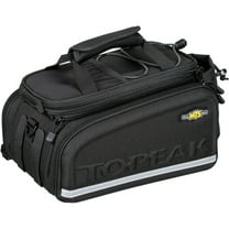 Topeak MTS Trunk Bag DXP Rack Bag with Expandable Panniers - Strap Mount, Black